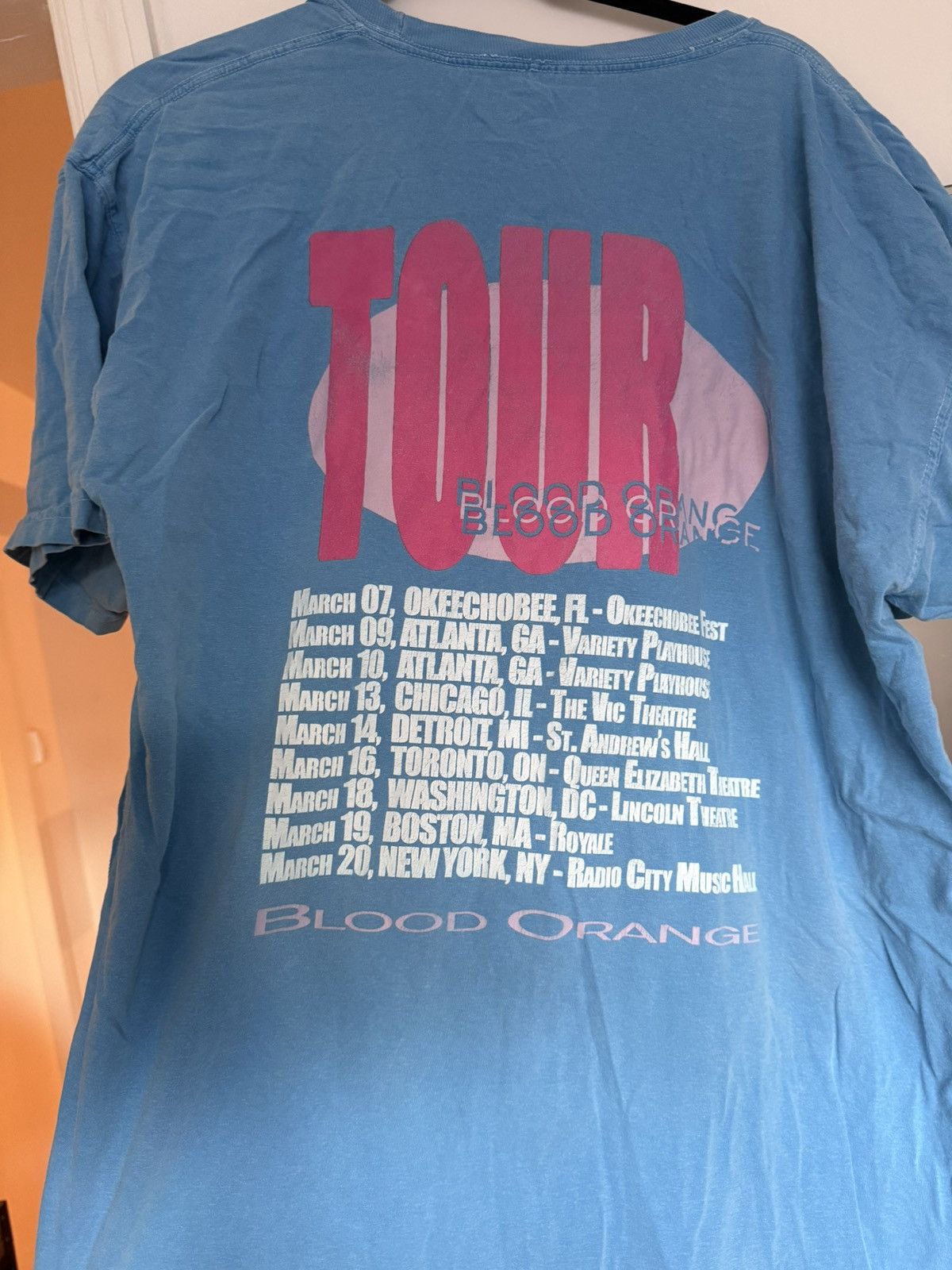 Other Blood Orange Tour Tee - Angel’s Pulse Size US XL / EU 56 / 4 - 2 Thumbnail