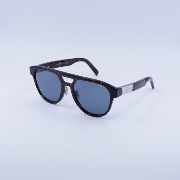 Berluti Berluti BL40002U 52V Sunglasses Havana Aviator Frame Size ONE SIZE - 6 Thumbnail