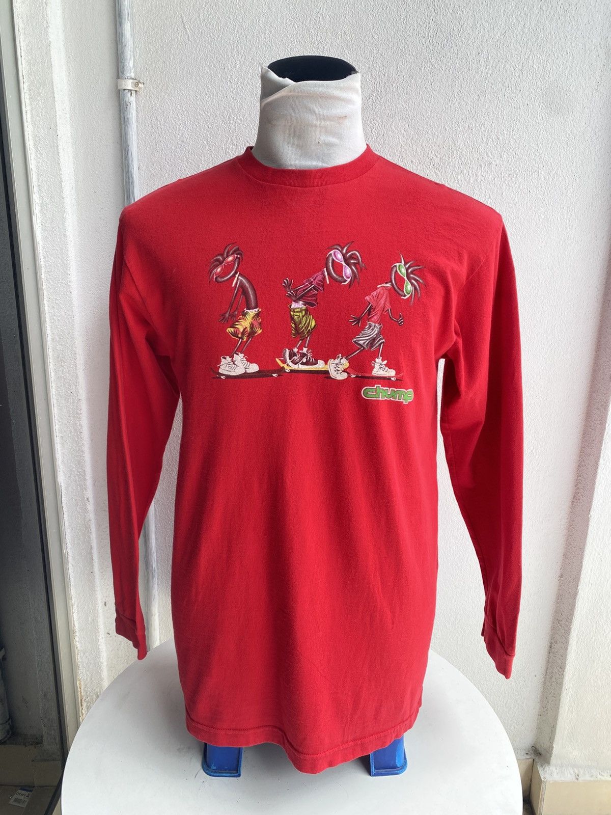 Santa Cruz Skateboards × Vintage Vintage Chump Skate 90s Tshirt Size US M / EU 48-50 / 2 - 1 Thumbnail