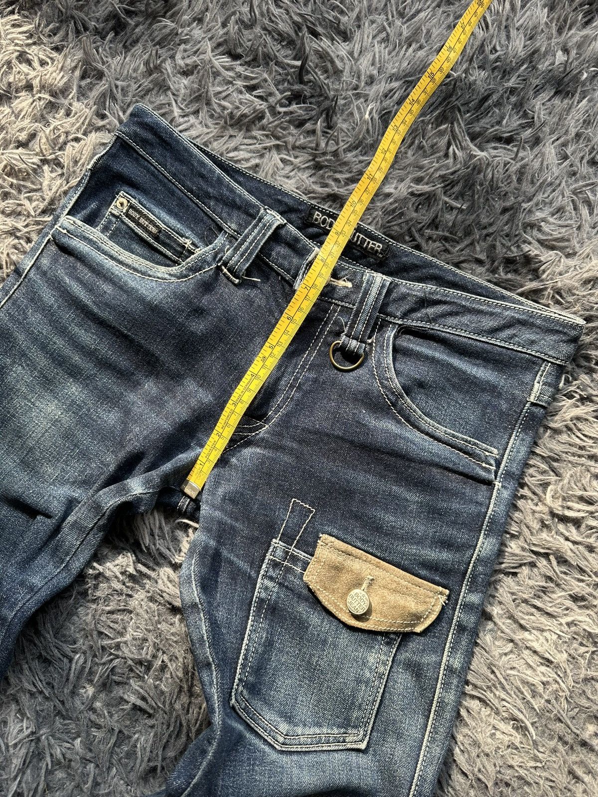 Japanese Brand 1990's Body Butter D-Ring rock denim hysteric stylish Size US 30 / EU 46 - 22 Thumbnail