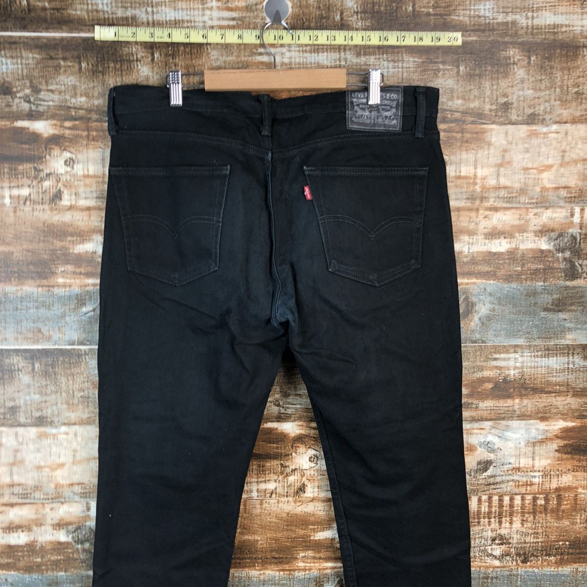 Levi's × Vintage DL Levis Black Denim Pants #C087 Size US 35 - 13 Thumbnail