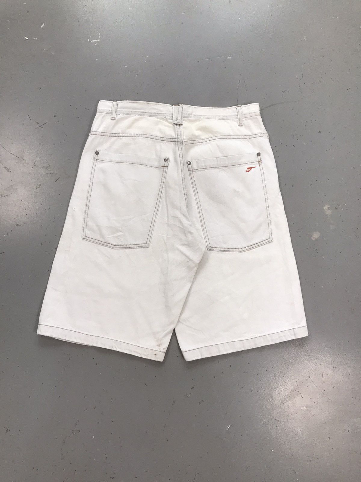 Vintage Vintage traders off white big pocket denim jort Size US 33 - 2 Thumbnail