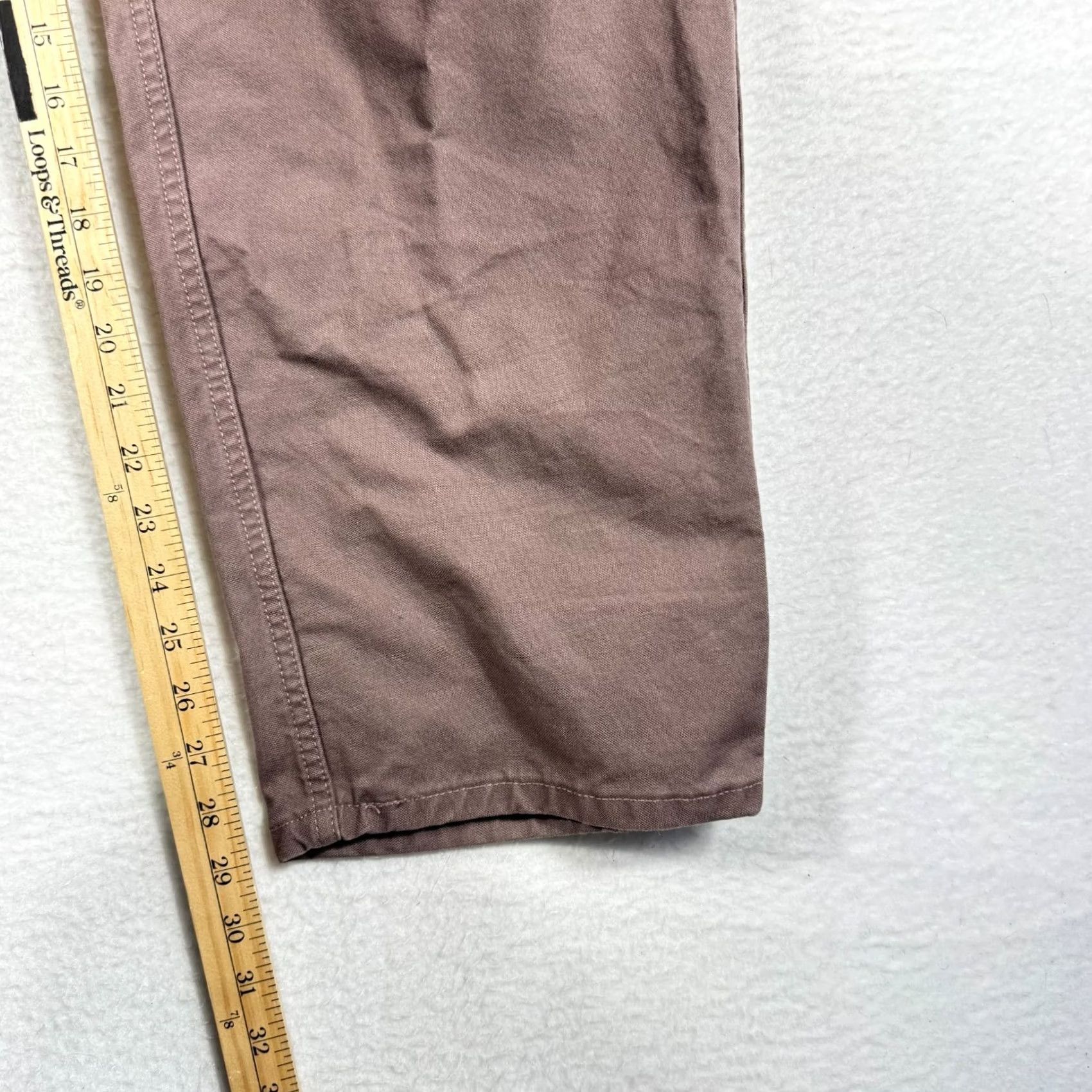 Levi's Levi's Mens 34x32 Cargo Pants Canvas Mauve Size US 34 / EU 50 - 7 Thumbnail