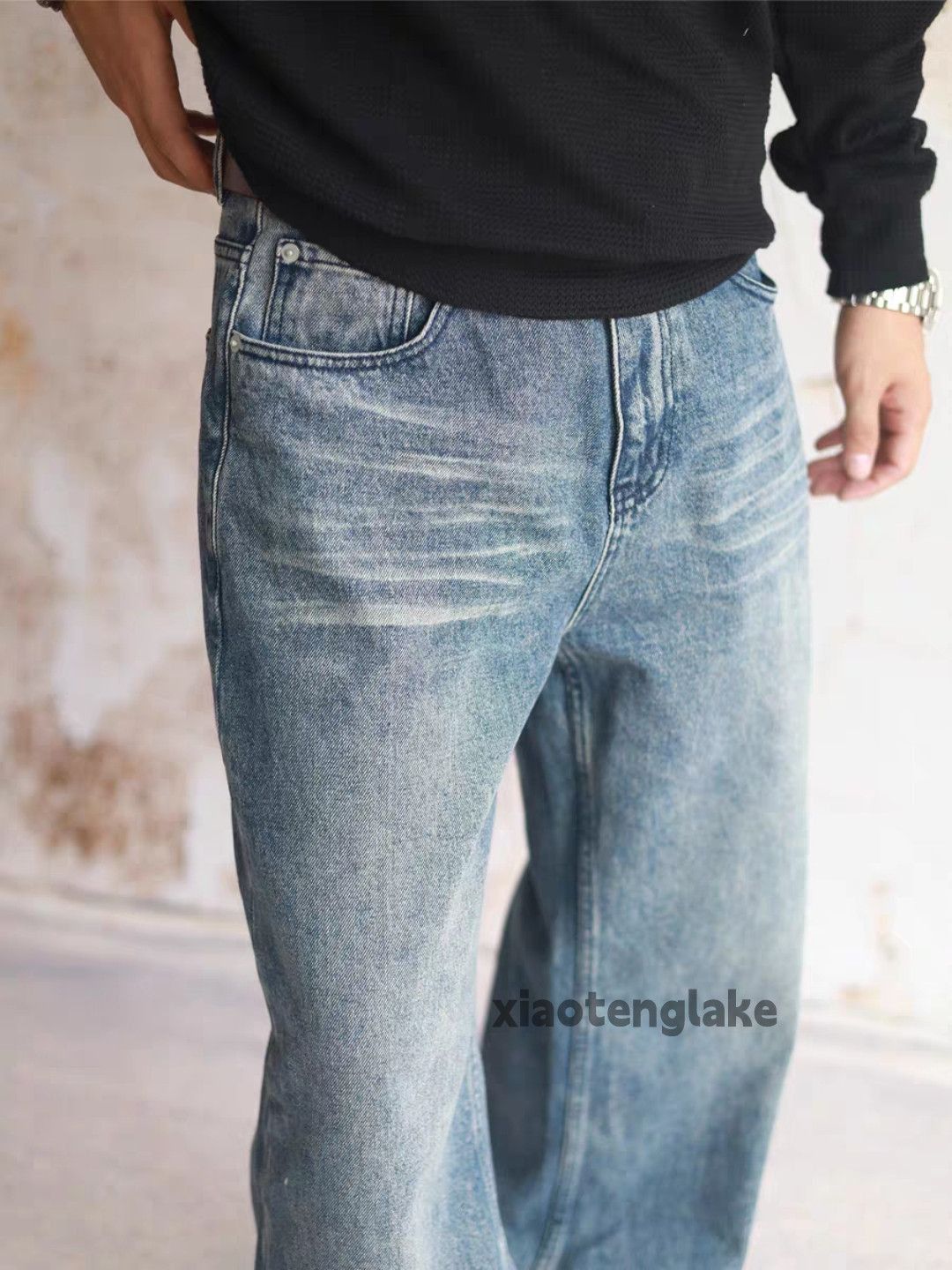Jean zx supreme Stussy style loose baggy hiphop y2k jeans Size US 32 / EU 48 - 4 Thumbnail