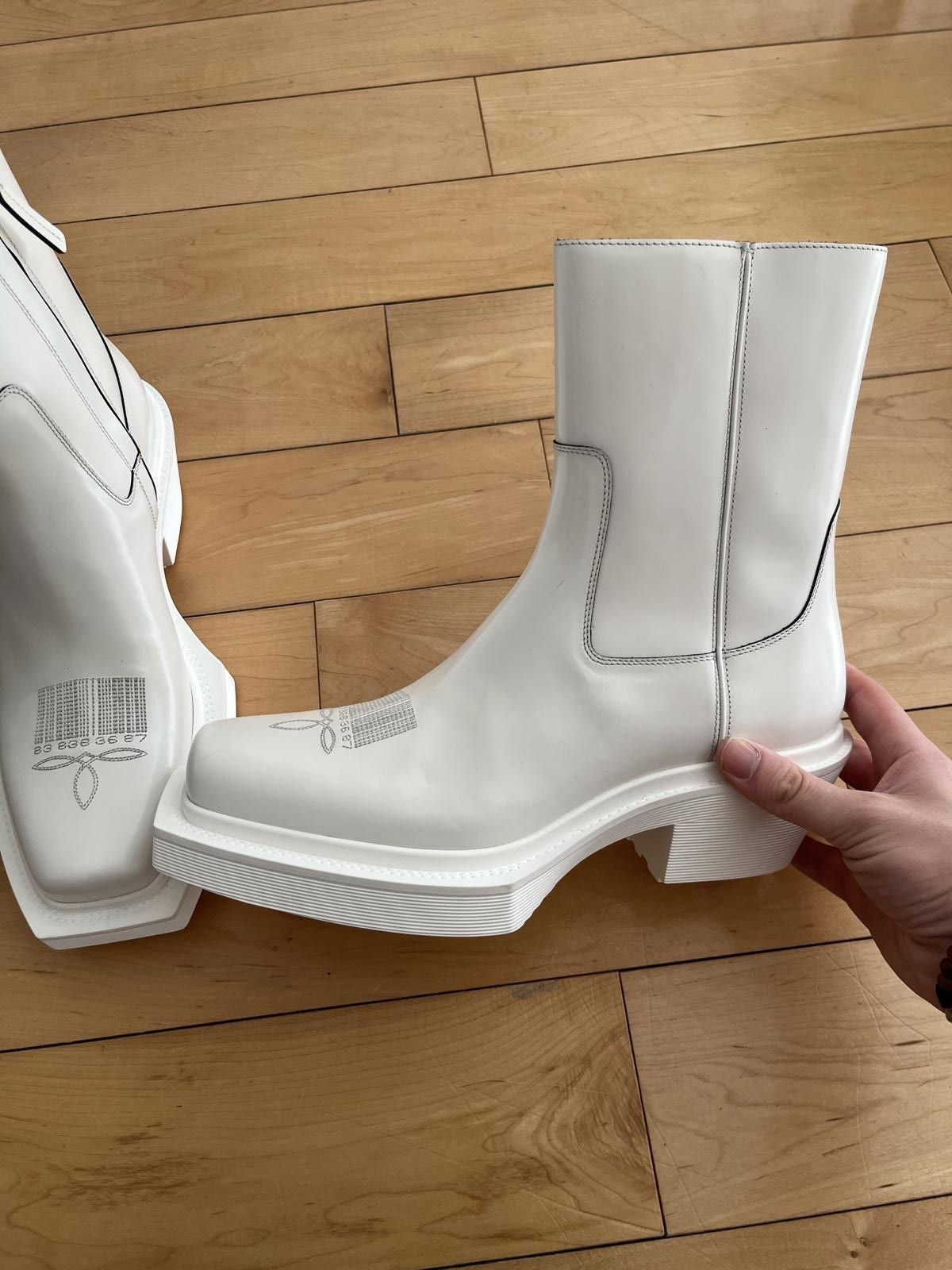 Vetements NWD - Vetements White Cowboy Boots Size US 9 / EU 42 - 3 Thumbnail