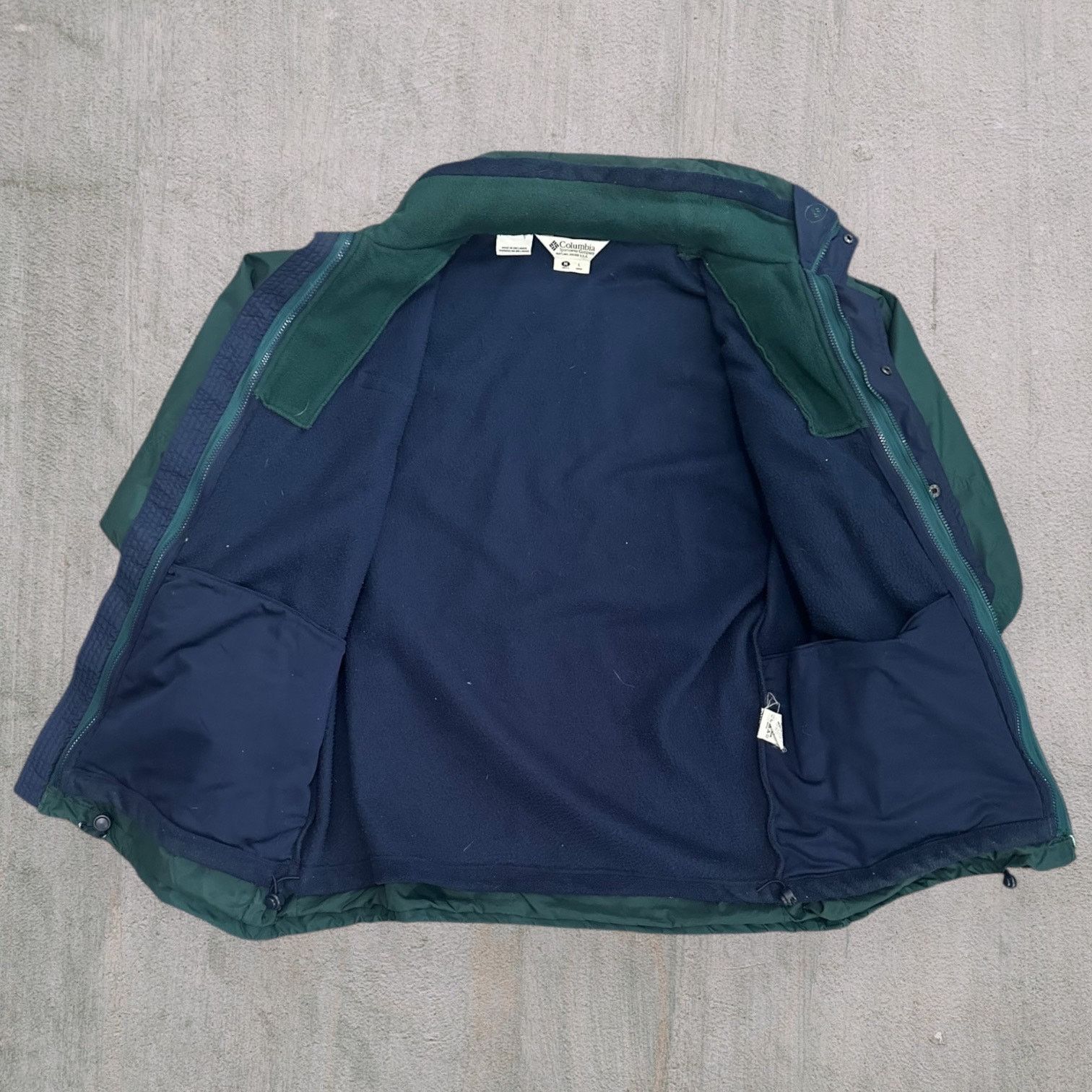 Columbia Columbia blue and green jacket with removable fleece lining Size US L / EU 52-54 / 3 - 3 Thumbnail