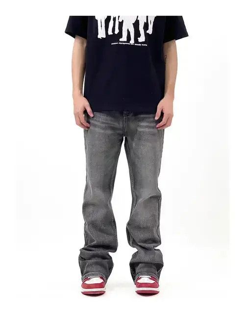 Designer skate hiphop flared baggy jeans Size US 32 / EU 48 - 1 Thumbnail