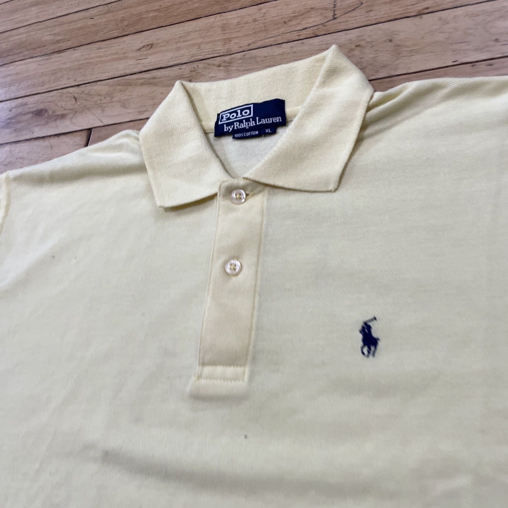 Polo Ralph Lauren VINTAGE Polo Ralph Lauren Golf Polo Shirt Men XL Bright Yellow Preppy 90s Size US XL / EU 56 / 4 - 6 Thumbnail
