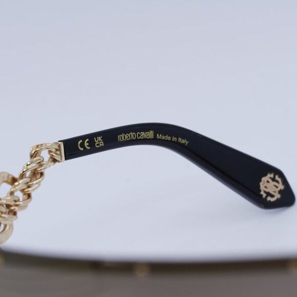 Roberto Cavalli Roberto Cavalli SRC015M 300G Sunglasses Gold Shield Frame Size ONE SIZE - 6 Thumbnail