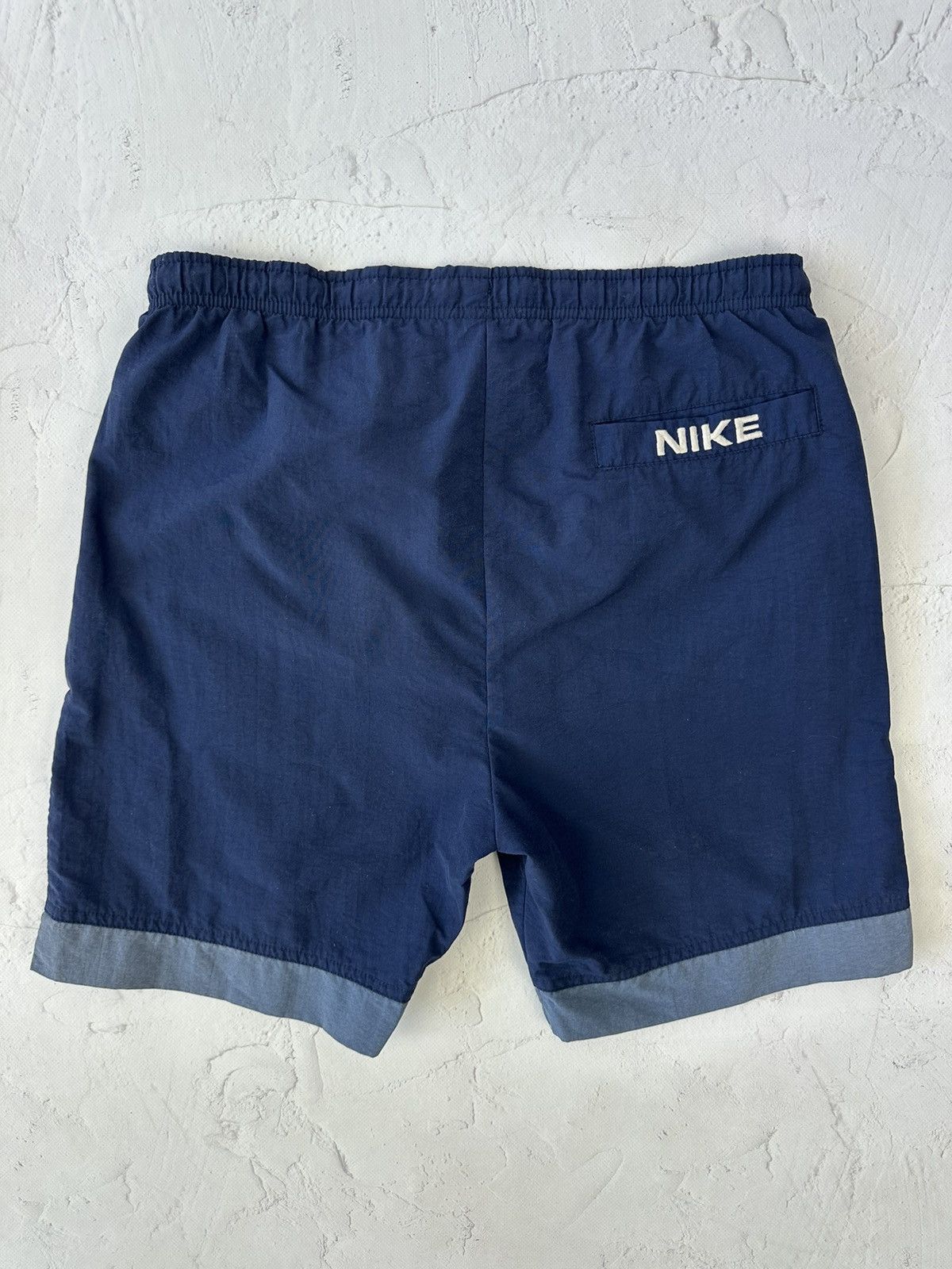 Nike × Vintage Nike Vintage Swoosh Shorts Size US 31 - 5 Thumbnail