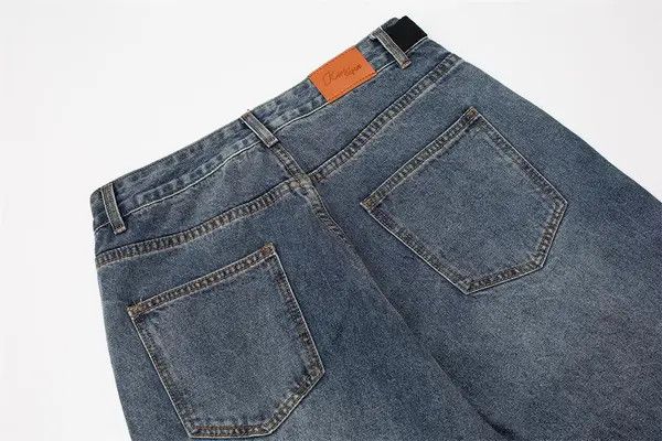 Japanese Brand VIBE Men's street style loose belt washed distressed jeans Size US 32 / EU 48 - 6 Thumbnail