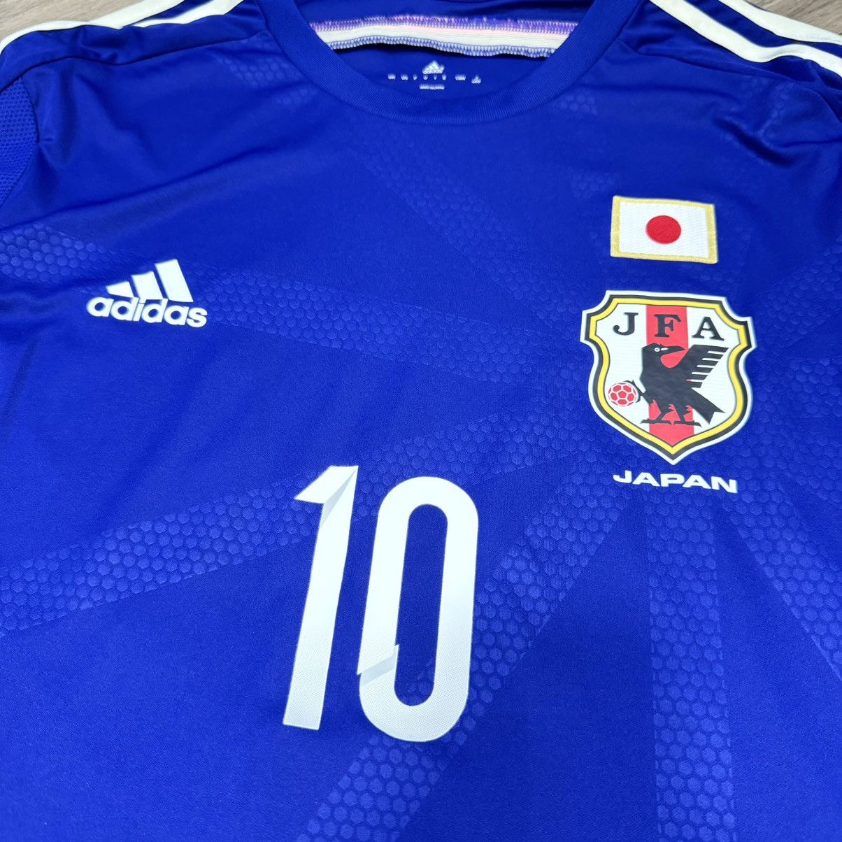Adidas Japan 14/15 player issue home shirt #10 Kagawa Size US XL / EU 56 / 4 - 3 Thumbnail