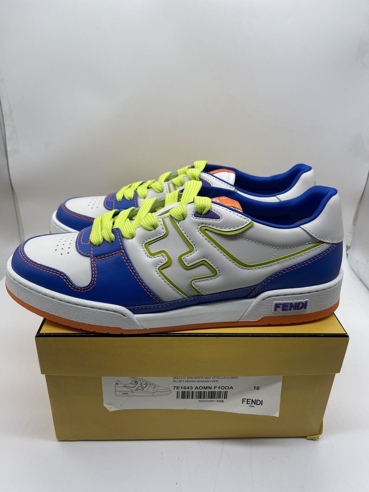 Fendi Fendi match sneakers size 42 fendi 8 Size US 9 / EU 42 - 3 Thumbnail