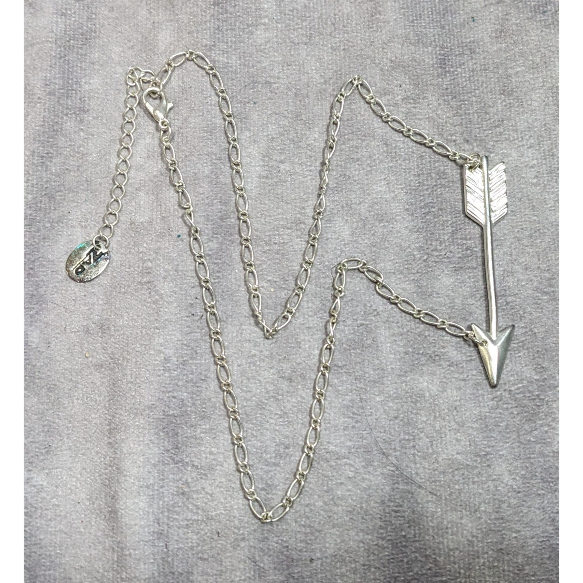 Other ZAD Vintage 90s Silver Tone Arrow Necklace Size ONE SIZE - 6 Thumbnail
