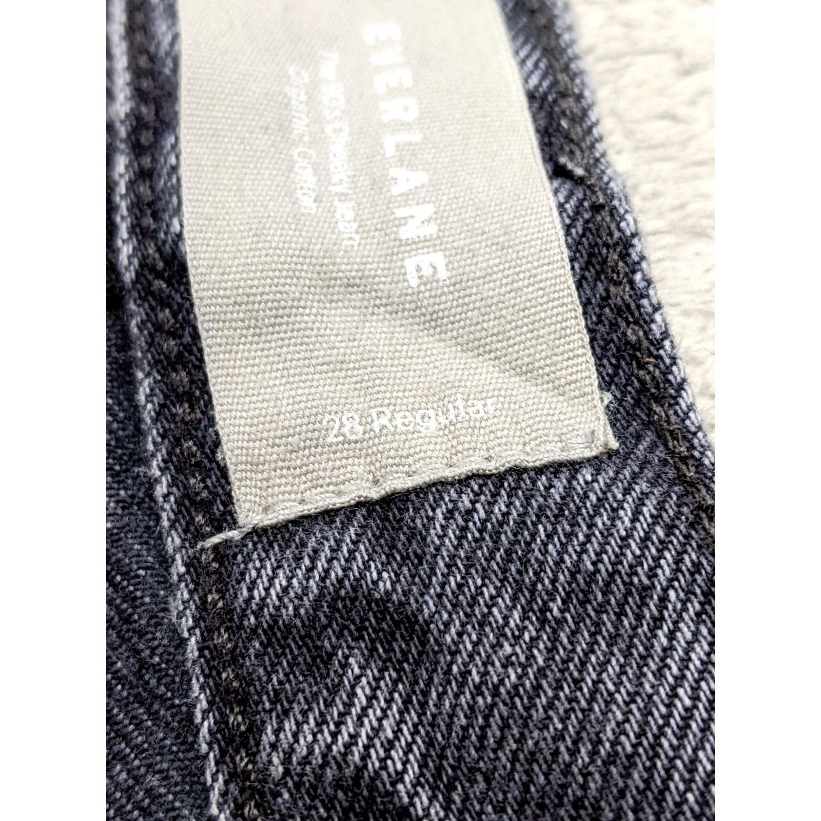 Everlane Everlane 90s Cheeky Jean Womens Gray Denim Button Fly Tapered Jeans Size 24" / US 00 / IT 34 - 6 Thumbnail