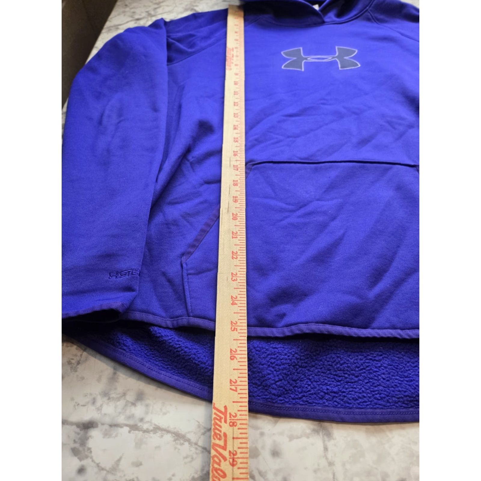 Under Armour Under Armour Womens Storm Pullover Hoodie Sweatshirt L Purple Long Sleeve Logo Hooded Size L / US 10 / IT 46 - 7 Thumbnail