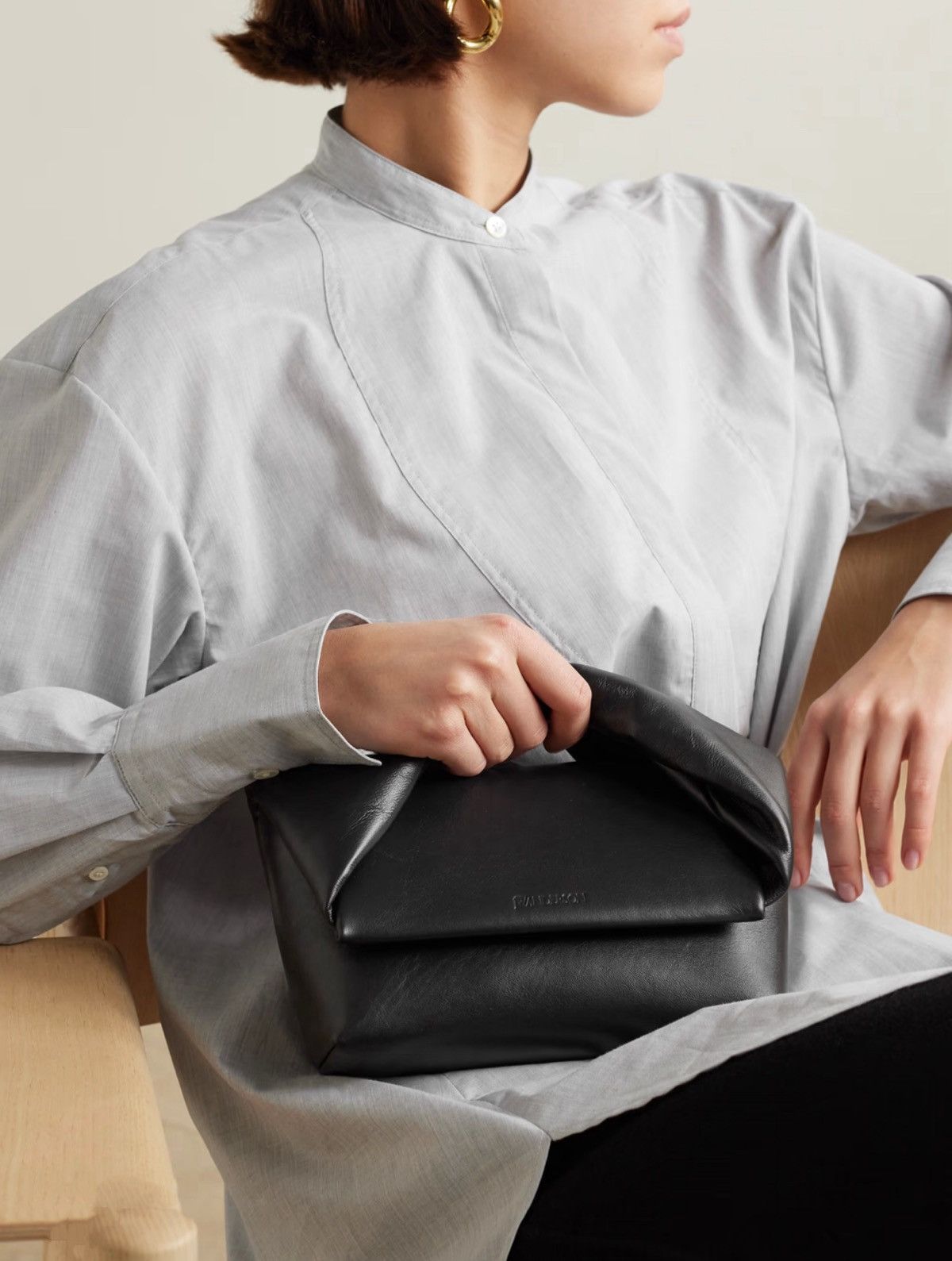 JW Anderson JW ANDERSON Twister midi leather shoulder bag Size ONE SIZE - 2 Thumbnail