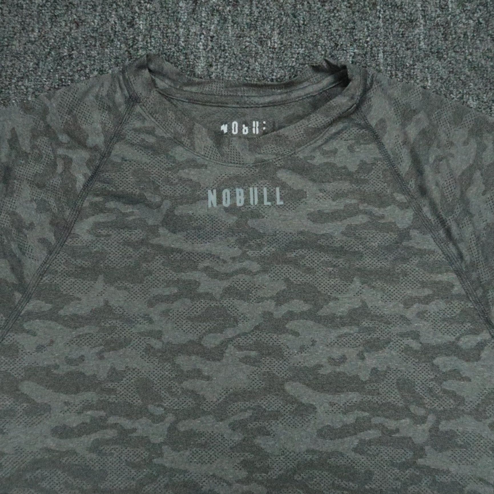 Vintage Nobull Pullover Shirt Mens Medium Gray Camo Long Sleeve Training Activewear Size US M / EU 48-50 / 2 - 2 Thumbnail
