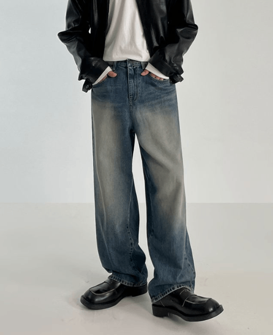 Japanese Brand × Jean Japanese loose trend straight high street versatile jeans Size US 32 / EU 48 - 2 Thumbnail