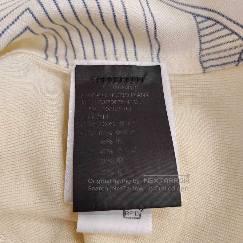 Loro Piana Loro Piana Beige Silk and Cotton Blend Short Sleeve Top Size L / US 10 / IT 46 - 4 Thumbnail