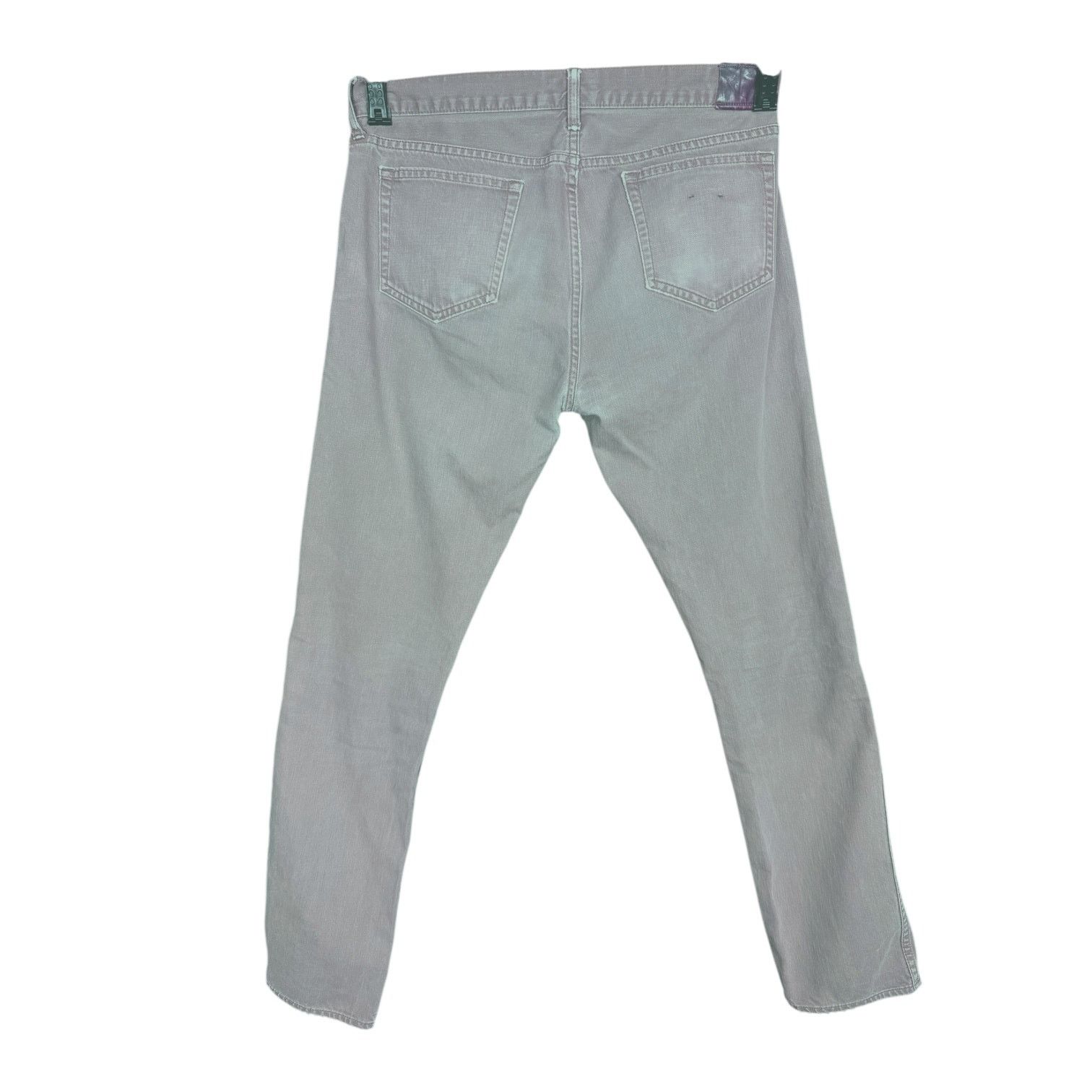 J.Crew J Crew Jeans Mens Green 484 Slim Straight Garment Dyed 34x34 Size US 34 / EU 50 - 2 Thumbnail
