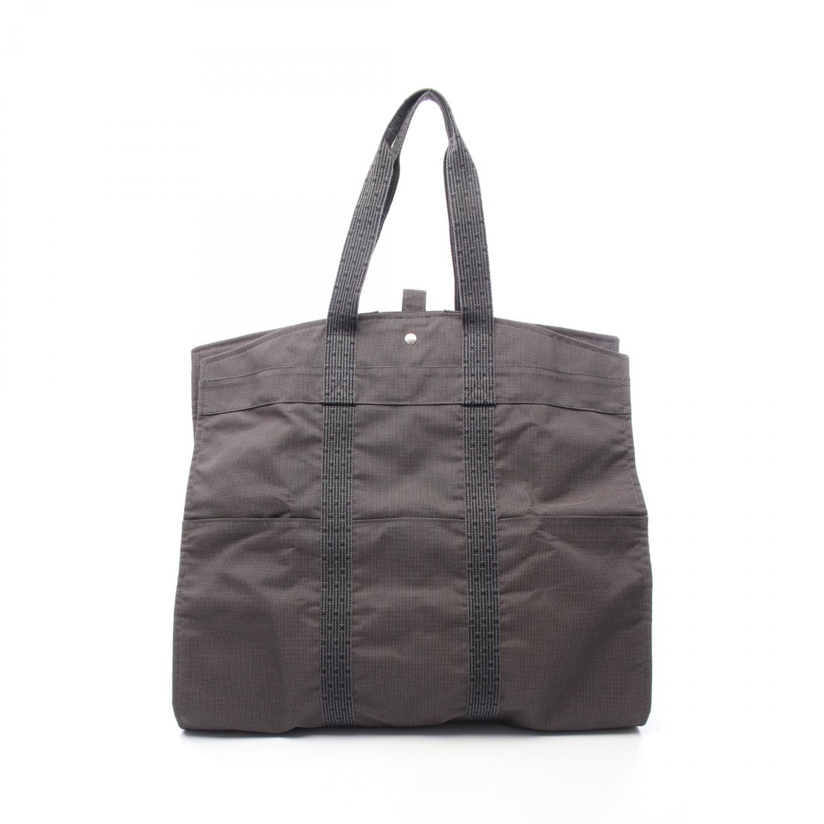 Hermes Hermes Hermes Herline Nylon Canvas Tote Bag Textile Travel Bag DUTY FREE for USA Size ONE SIZE - 1 Thumbnail