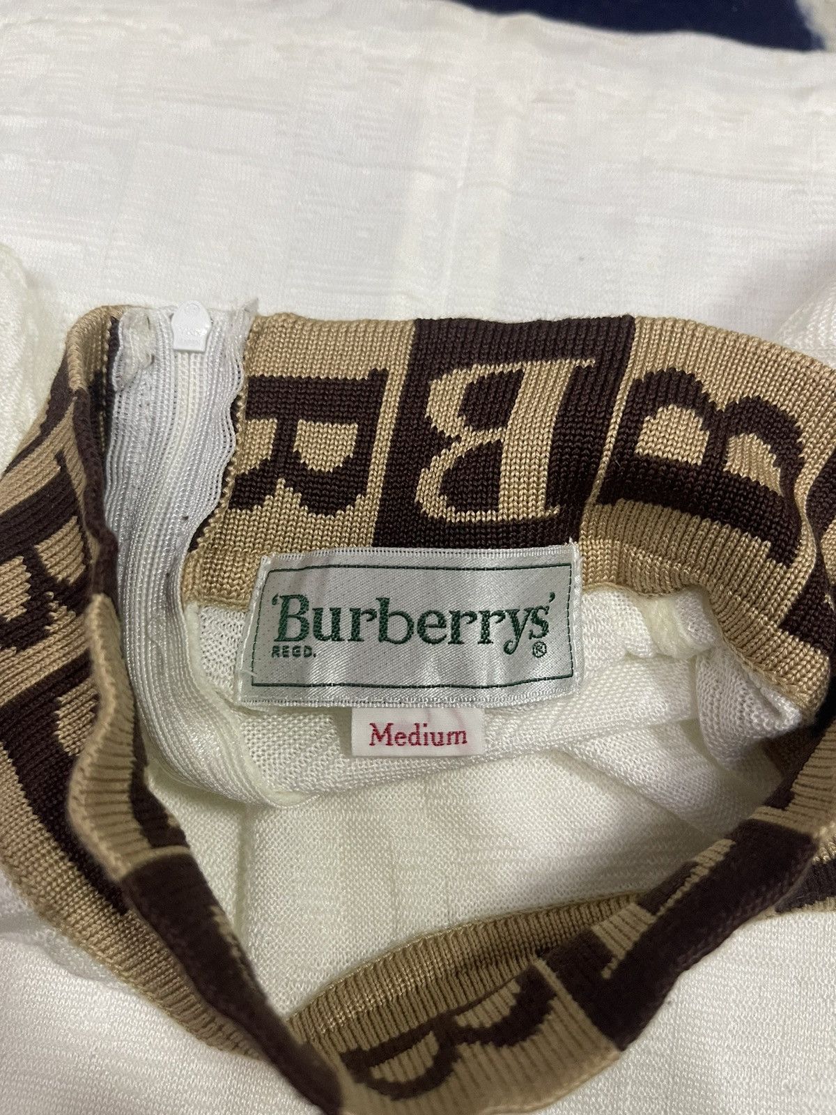 Burberry × Burberry Prorsum Burberry Golf Monogram Long Sleeve (17) Size M / US 6-8 / IT 42-44 - 7 Thumbnail