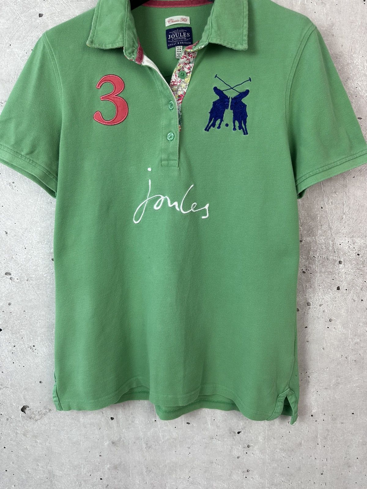 Polo Ralph Lauren Vintage Joules Green Cotton Short Sleeve Polo Size M / US 6-8 / IT 42-44 - 3 Thumbnail