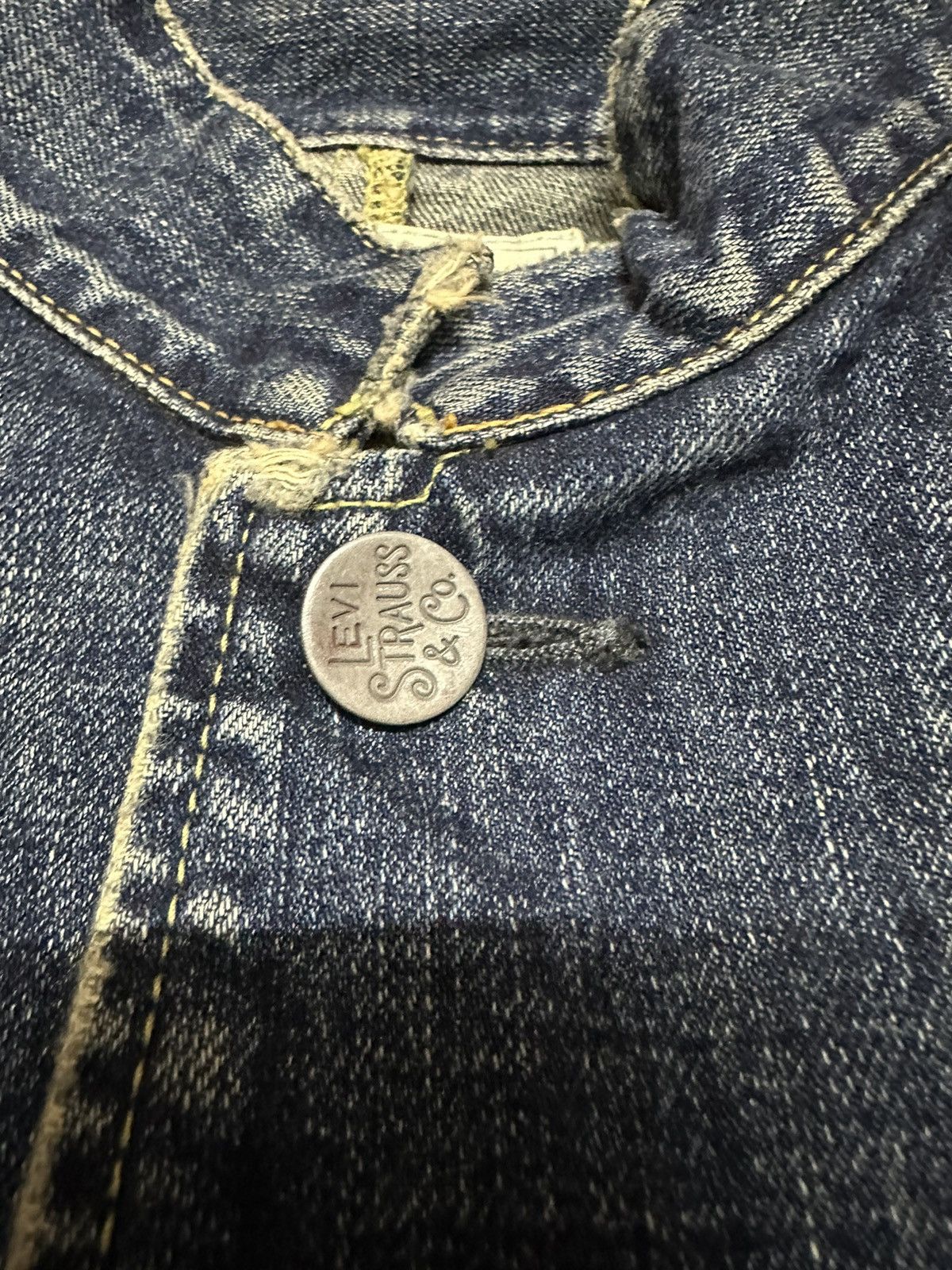 Levi's Levis workwear denim jacket Size US L / EU 52-54 / 3 - 6 Thumbnail