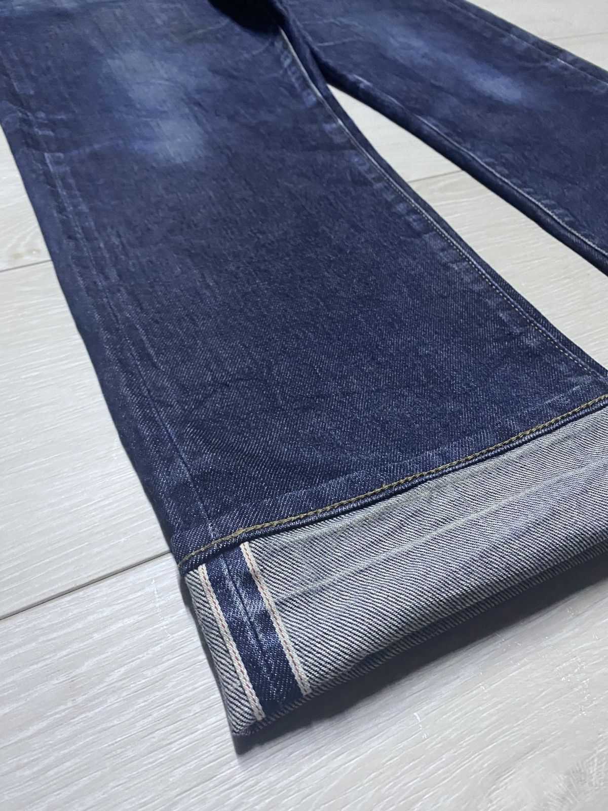 Undercover × Uniqlo Vintage Japanese Uniqlo Blue Wash Selvedge Repair Jeans Size US 36 / EU 52 - 12 Thumbnail