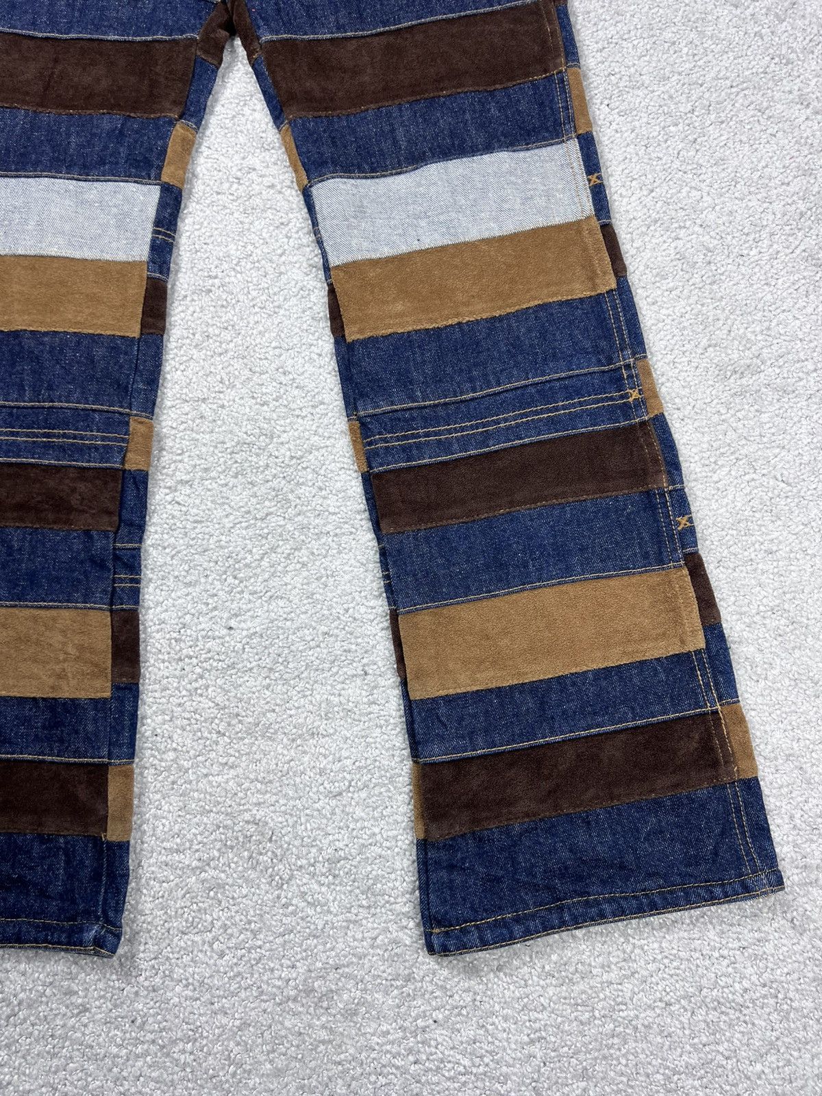 Hysteric Glamour Hysteric Glamour Type Kinky Hagi Patchwork Flare Jeans Size US 30 / EU 46 - 9 Thumbnail