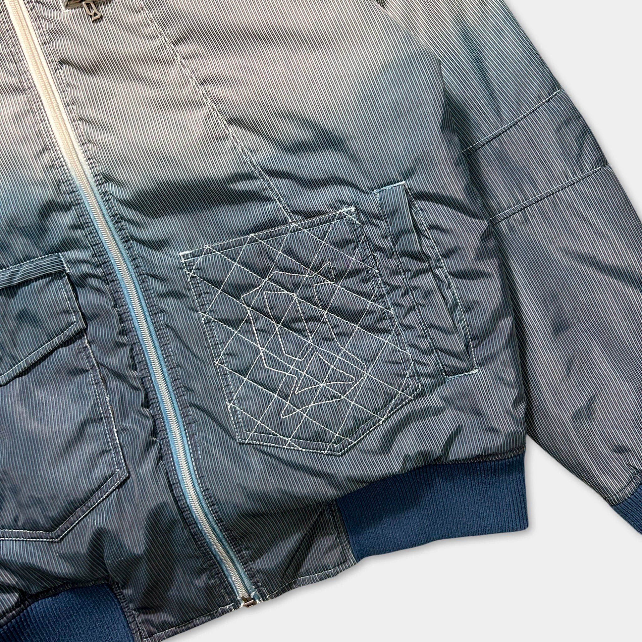 John Galliano Galliano 2000's Gradient Logo Bomber Jacket Size US M / EU 48-50 / 2 - 2 Thumbnail