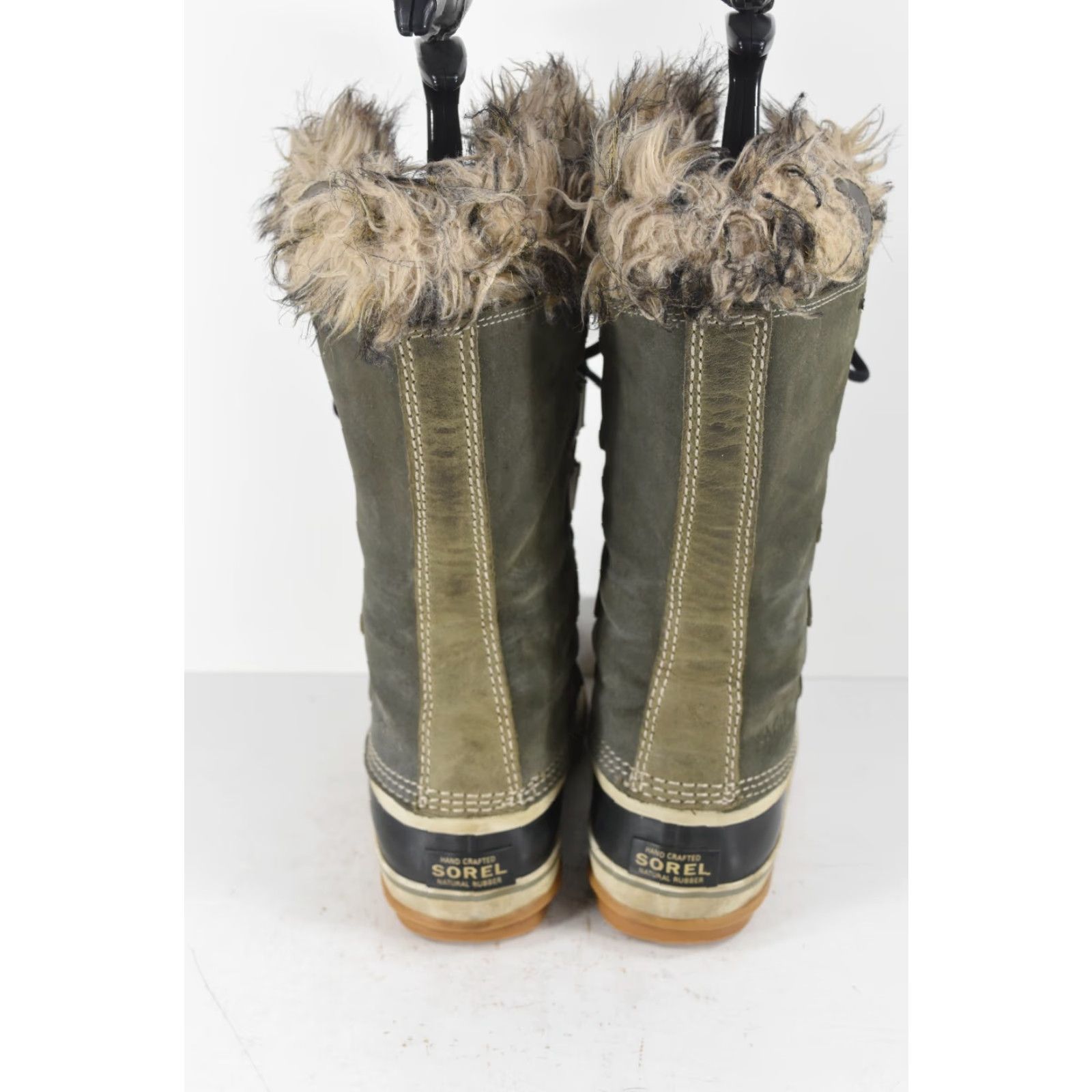 SOREL Sorel Joan Of Arctic Waterproof Faux Fur Snow Boots 7 Green/Black NL1540-383 Boots Women Size US 5 / IT 35 - 6 Thumbnail