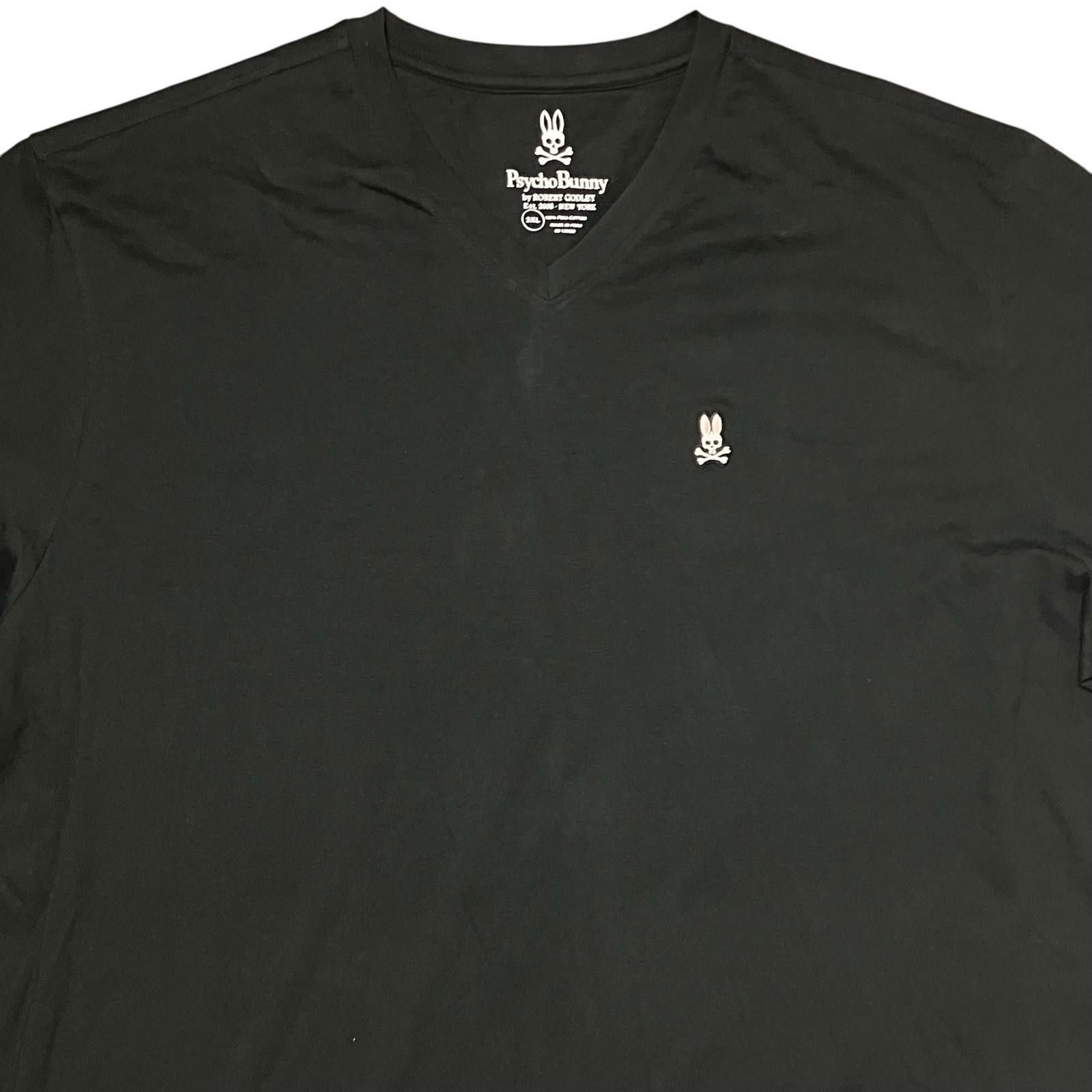Psycho Bunny Psycho Bunny T-Shirt Mens 3XL Black V-Neck Short Sleeve Golf Size US XXL / EU 58 / 5 - 1 Thumbnail