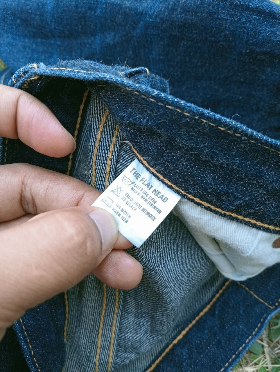 The Flat Head THE FLAT HEAD F370 FLARE DENIM JEANS - SIZE 36 Size US 36 / EU 52 - 13 Thumbnail
