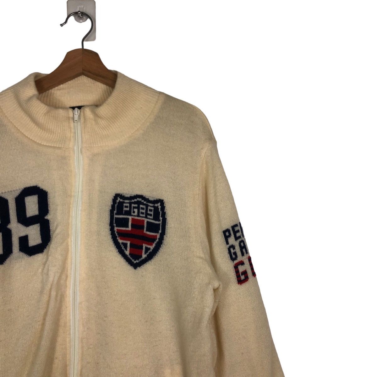 Hysteric Glamour 🔥Vintage Knit Zipper Jacket Pearly Gates Big Logo Size US M / EU 48-50 / 2 - 6 Thumbnail