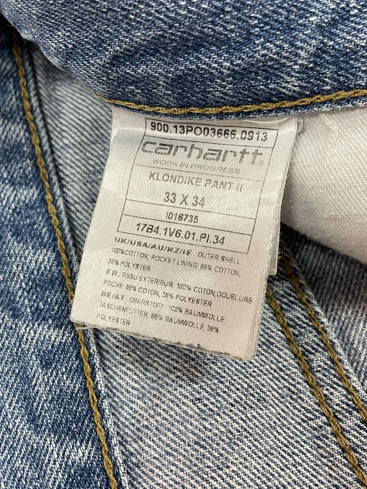 Carhartt Light Washed Vintage Carhartt Jeans Denim Pants Size US 33 - 10 Thumbnail