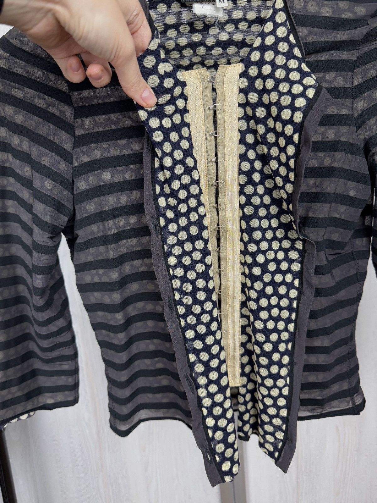 Jean Paul Gaultier Jean Paul Gaultier Maille Femme striped polka dot cardigan Size M / US 6-8 / IT 42-44 - 11 Thumbnail