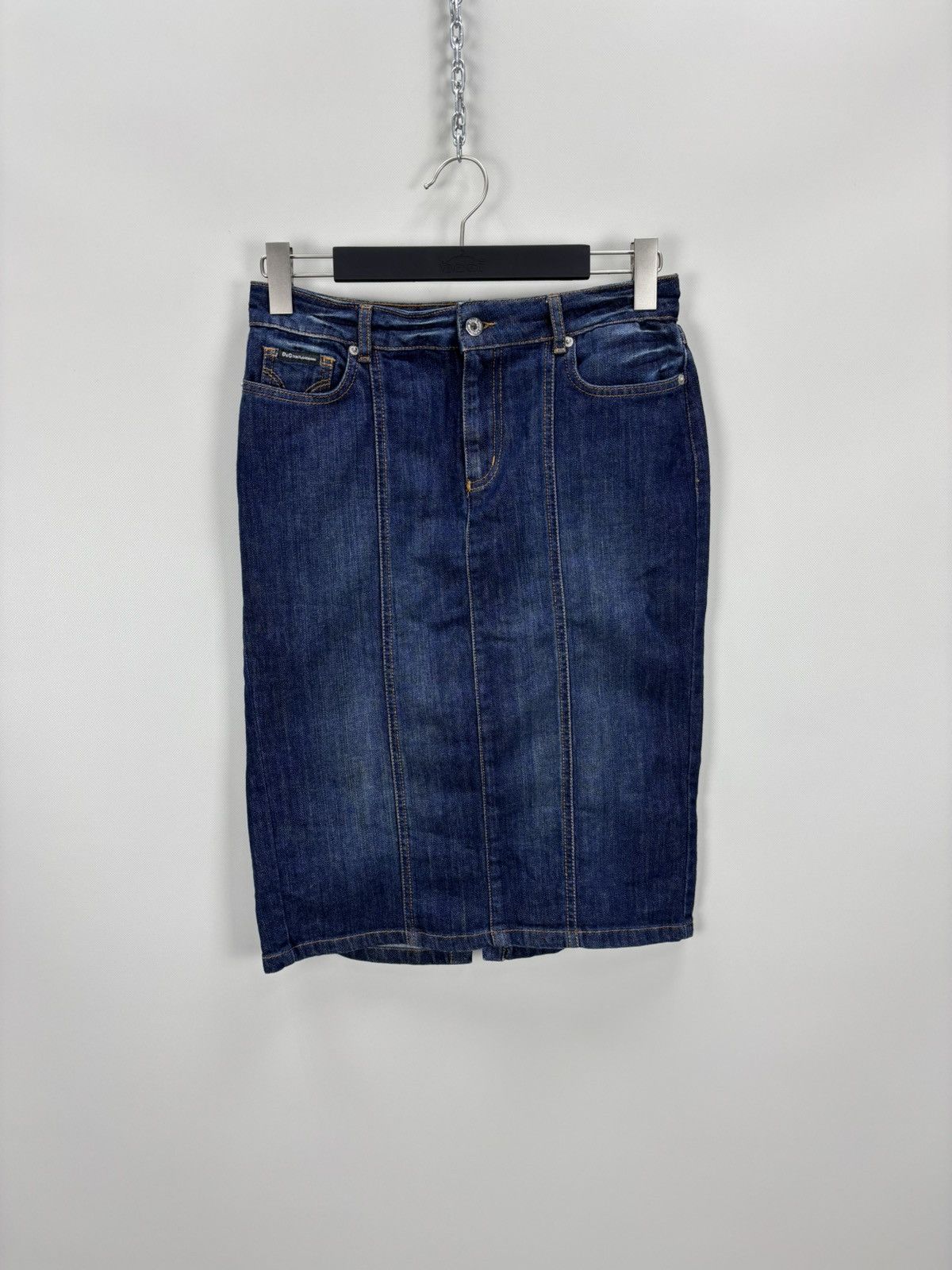 Designer × Dolce & Gabbana Womens denim skirt Dolce Gabbana Size 29 Color Blue Size 25" / US 0 / IT 36 - 1 Thumbnail