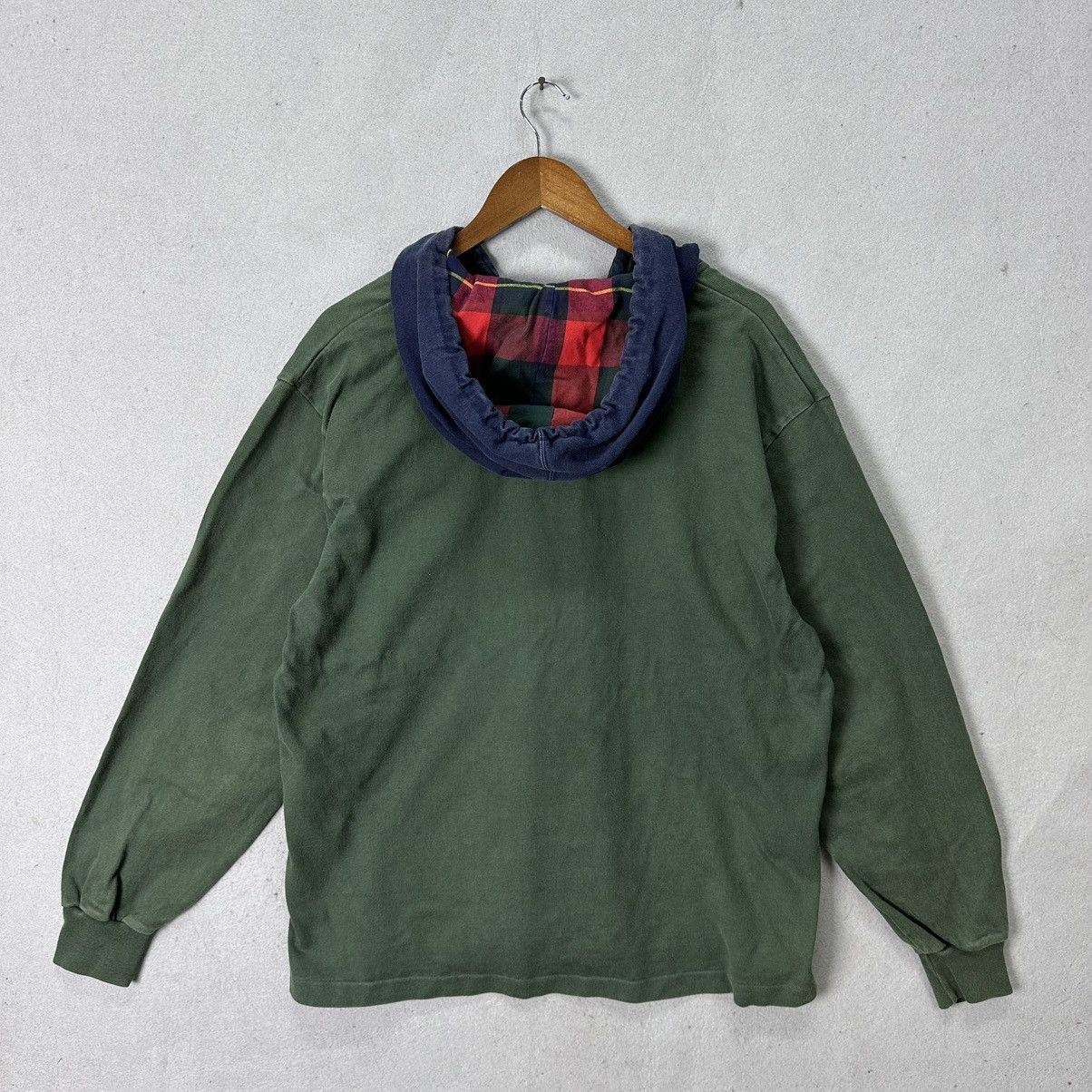 Polo Ralph Lauren Vintage 90s Polo Ralph Lauren Rugby Hoodie Size US M / EU 48-50 / 2 - 6 Thumbnail