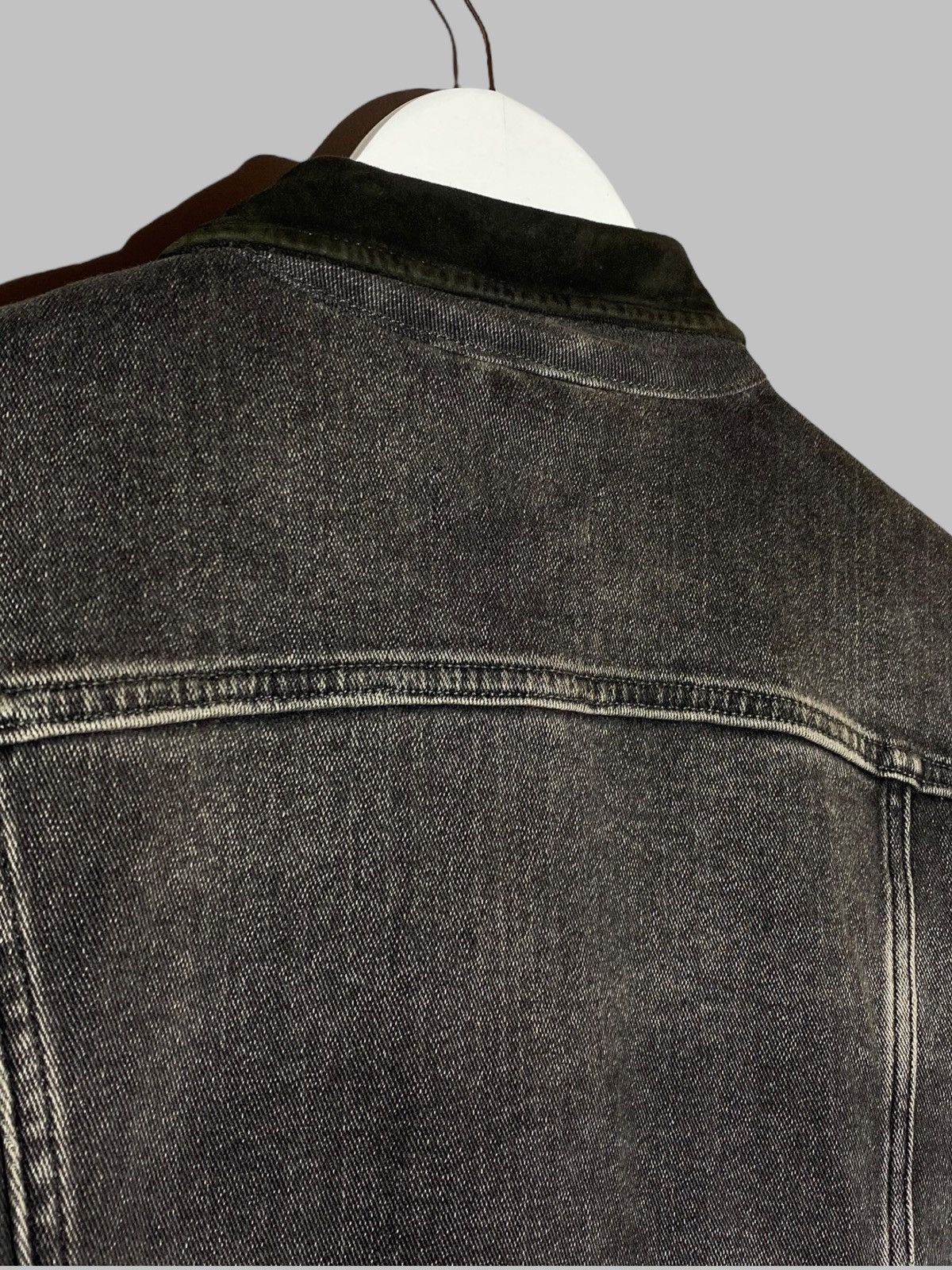 Allsaints All Saints Creagan Denim Jacket Suede Collar Size US S / EU 44-46 / 1 - 18 Thumbnail