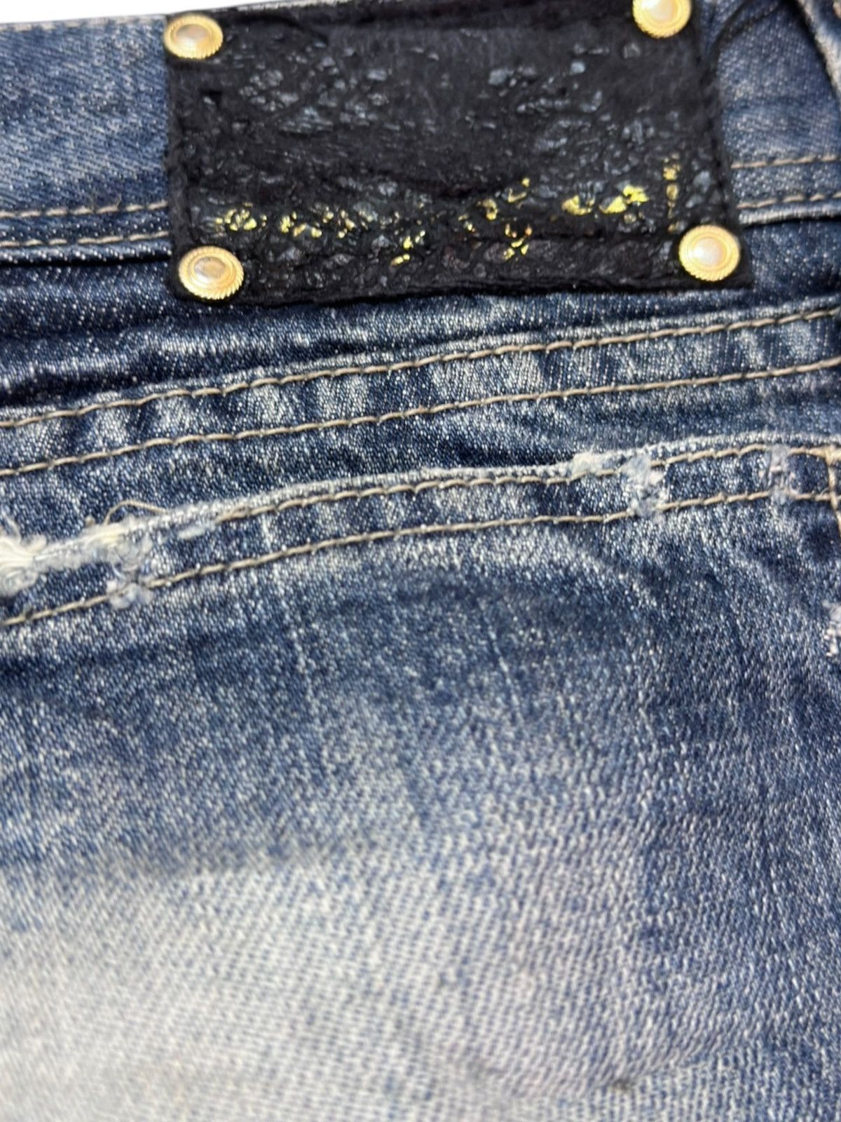 JACKROSE Vintage Jackrose Mudwash Flare Grunge Distressed Denim Size US 30 / EU 46 - 8 Thumbnail