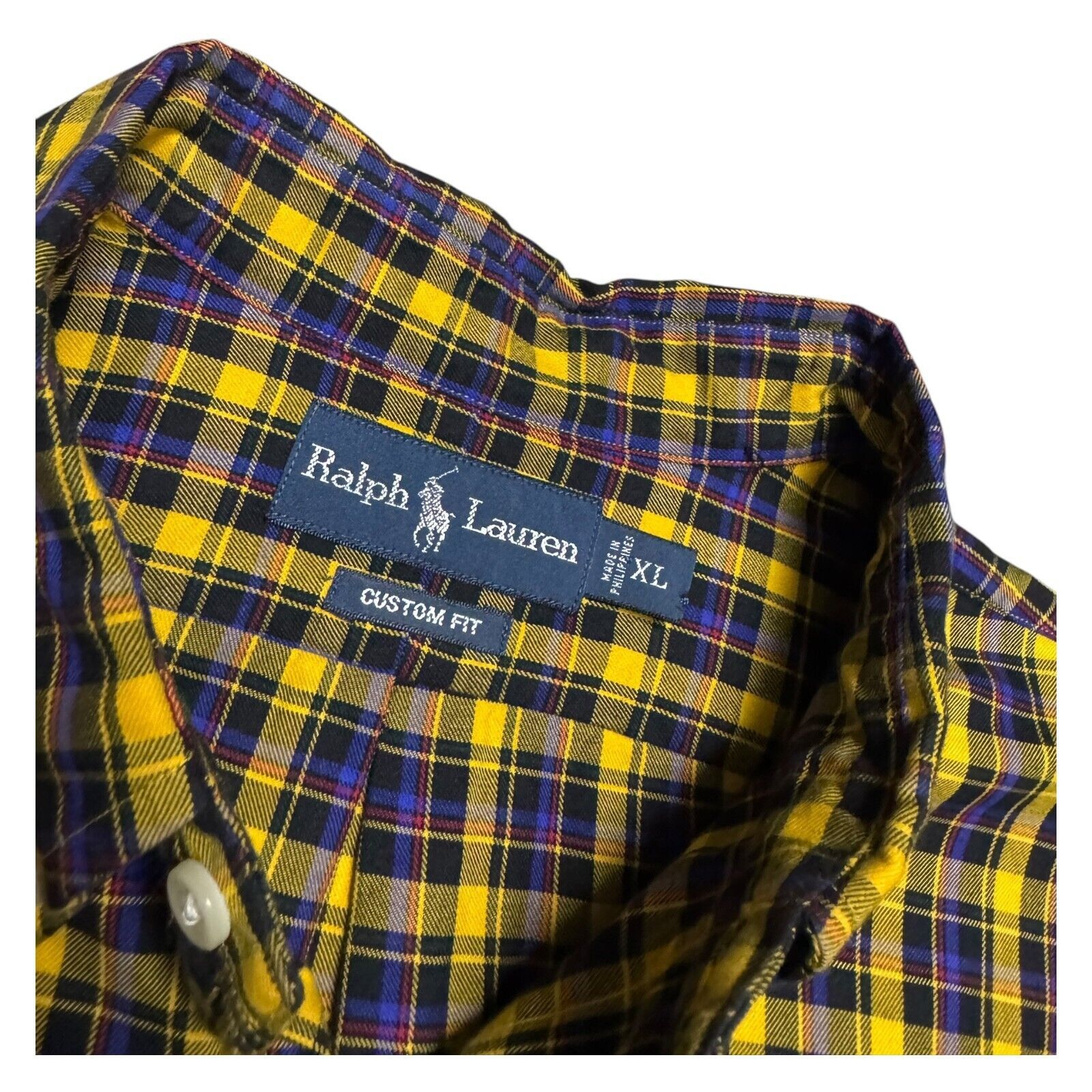 Polo Ralph Lauren POLO RALPH LAUREN Plaid Business Casual Designer Shirt XL Size US XL / EU 56 / 4 - 3 Thumbnail