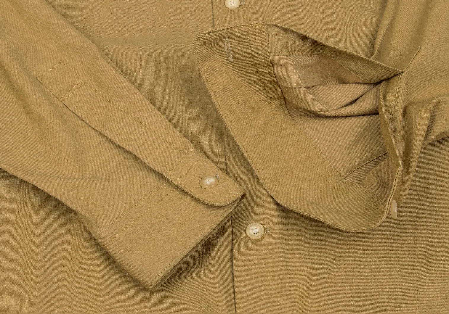 Jean Paul Gaultier Wool Cotton Long Sleeve Shirt in Mustard Size L Size US L / EU 52-54 / 3 - 10 Thumbnail