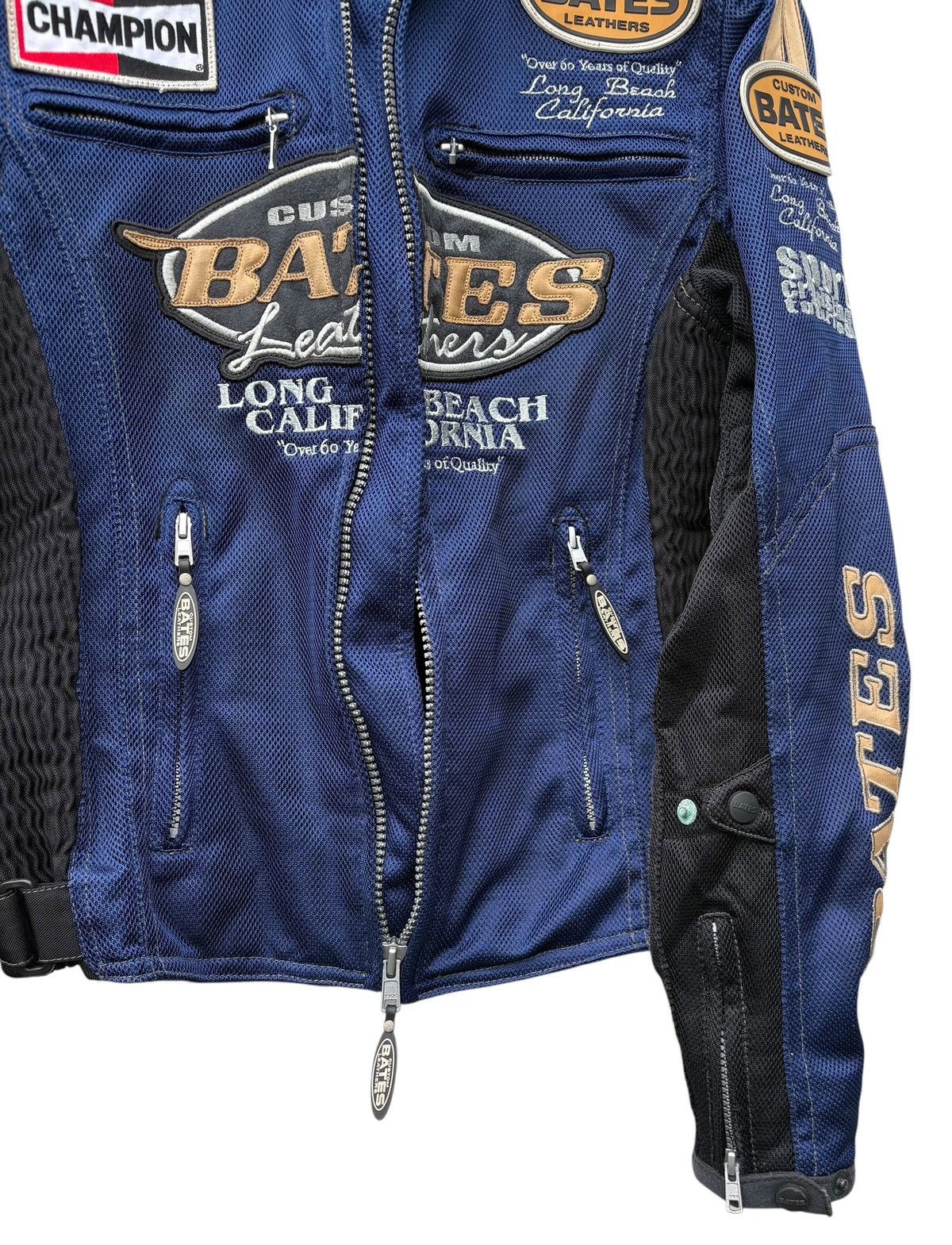Sports Specialties Vintage Bates Leather Motorcycle Biker Jacket Size US S / EU 44-46 / 1 - 7 Thumbnail