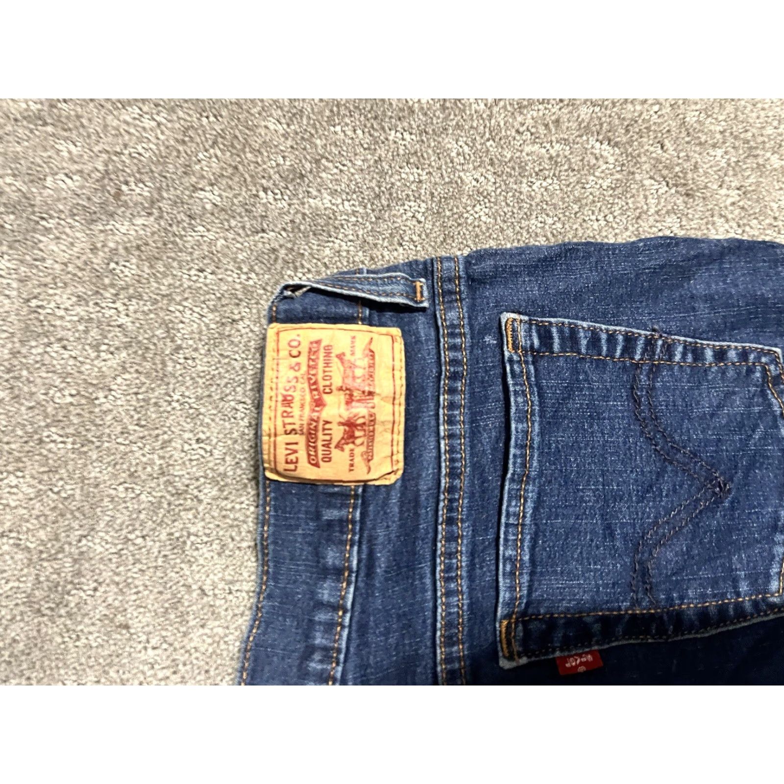 Levi's VINTAGE Levi's Jeans 512 Slim Bootcut Womens 12 Blue Classic Casual Size 34" / US 12 / IT 48 - 3 Thumbnail