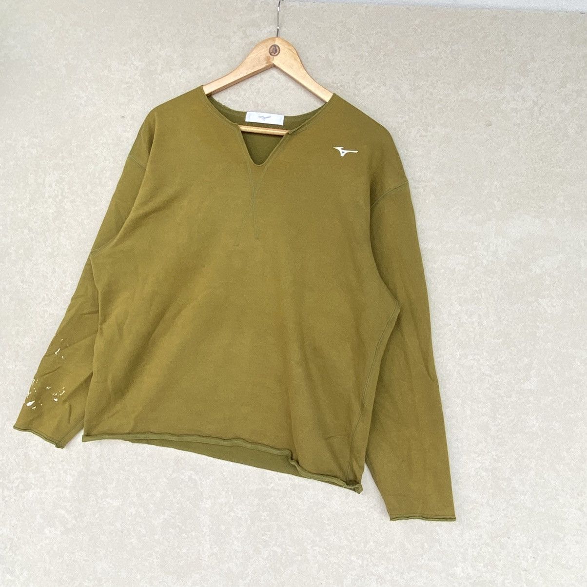 Other Vintage Mizuno Small Logo Printed Crewneck Sweatshirt Green Size US M / EU 48-50 / 2 - 2 Thumbnail