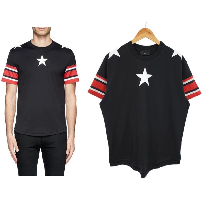 Givenchy Givenchy red sleeve striped star short sleeve Size US XXS / EU 40 - 1 Thumbnail