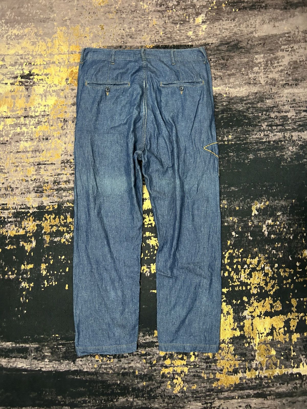 Ne-Net Ne-Net Issey Miyake Star Pocket Pants Size US 32 / EU 48 - 4 Thumbnail