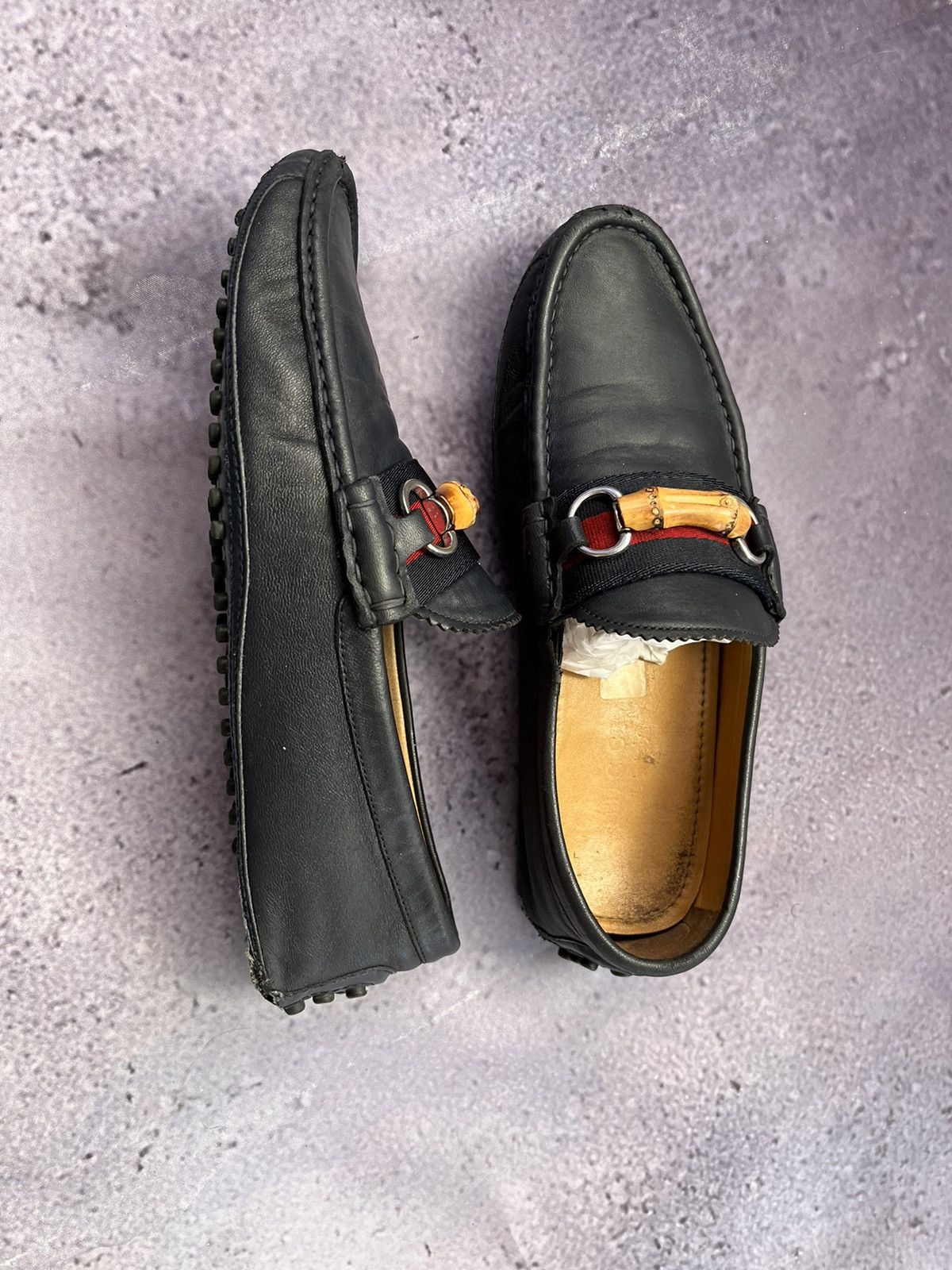 Gucci Gucci Bamboo Leather Loafers Black Size US 8.5 / EU 41-42 - 4 Thumbnail